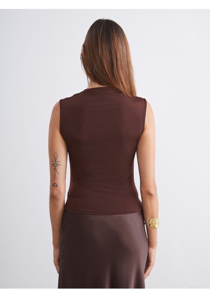 Yeni Sezon Dik Yaka Büzgülü Bluz fırsatları