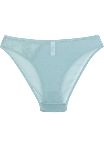 Kadın Mavi Dantel Detaylı Transparan 2'li Slip modelleri