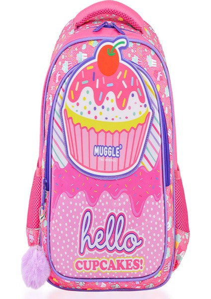 Muggle Okul Çantası Mu 7051 Cup Cake Pembe