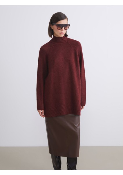 Yeni Sezon Yarım Balıkçı Yaka Kadın Triko Kazak