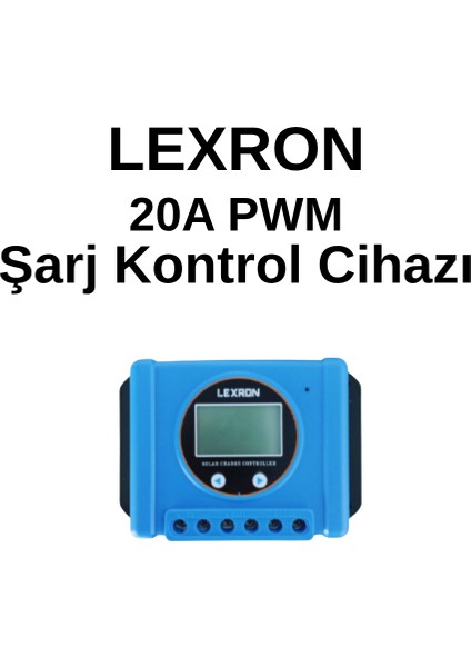 20A Pwm Solar Güneş Akü Şarj Kontrol Cihazı – Akü Koruma ve Yüksek Verim Performansı fiyatları
