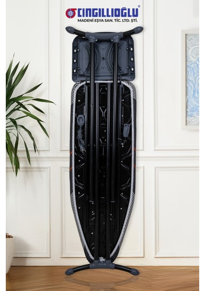 CM-081 Larissa Plas Black Serisi Ergonomik Tasarım Desenli Ütü Masası fiyatları