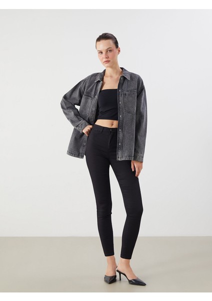 Yeni Sezon Jüpiter Süper Skinny Fit Kadın Jean Pantolon