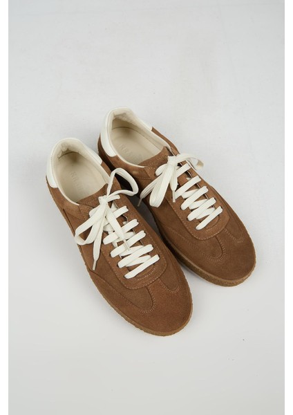 Palminteri 2 Erkek Hakiki Deri Bağcıklı Kum-Ekru Sneakers modelleri