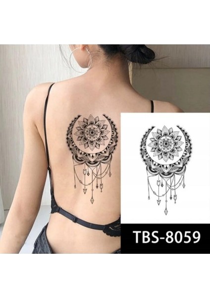 Geçici Lotus Figürlü Dövme Tattoo modelleri