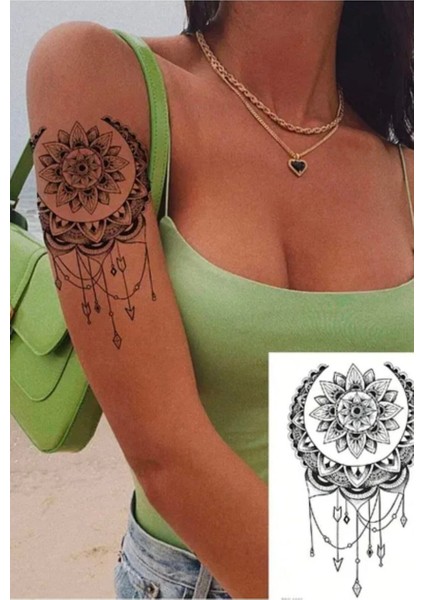 Geçici Lotus Figürlü Dövme Tattoo indirimleri