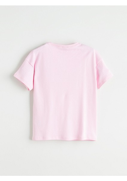 Yeni Sezon Bisiklet Yaka Kız Çocuk Pijama Takımı fırsatları