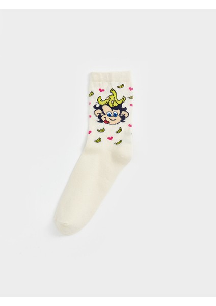 Yeni Sezon Nostaljik Maymun Baskılı Anne Bebek Soket Çorap fiyatları