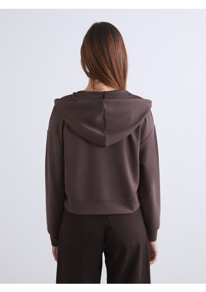 Yeni Sezon Kapüşonlu Kadın Fermuarlı Sweatshirt fırsatları