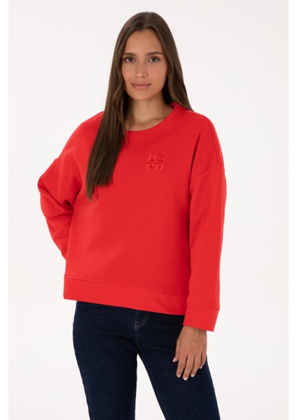 Kadın Kırmızı Sweatshirt 50313565-VR030 modelleri