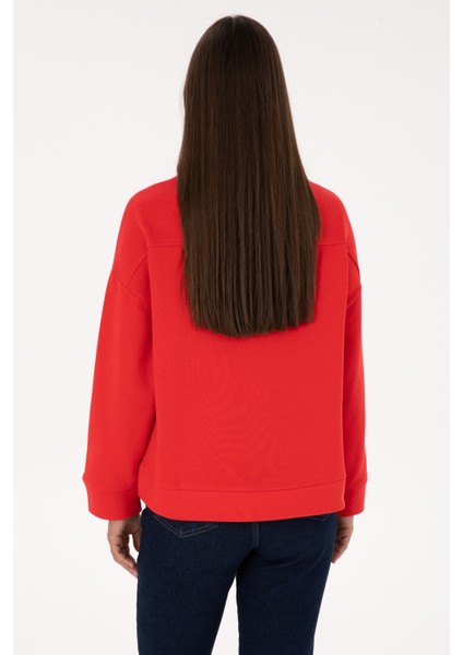 Kadın Kırmızı Sweatshirt 50313565-VR030 indirimleri