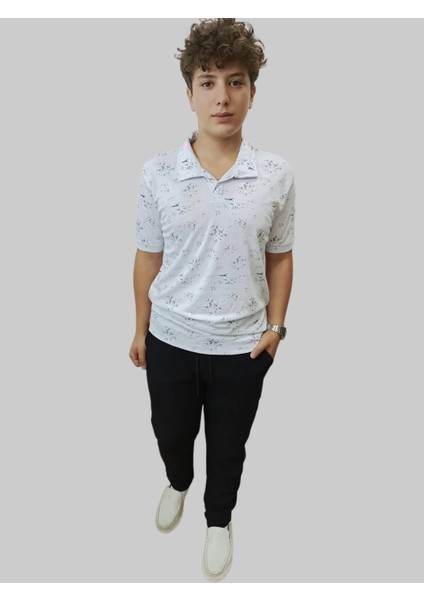 Erkek Battal Beli Lastikli Bağcıklı Çakıl Taşlı Patlı Lacivert Jogger Pantolon fiyatları