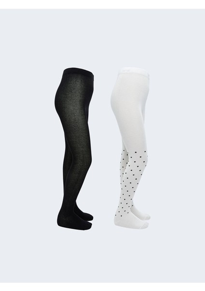 Yeni Sezon Kız Çocuk Külotlu Çorap 2'li