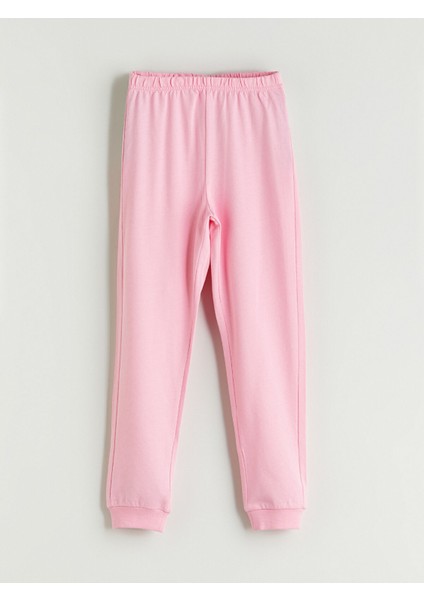 Yeni Sezon Bisiklet Yaka California Baskılı Kız Çocuk Pijama Takımı indirimleri