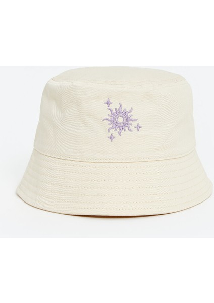 Yeni Sezon Nakışlı Kız Çocuk Bucket Şapka
