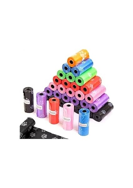 4lü Evcil Hayvanlar Için Pati Desenli Kedi Köpek Kaka Poşeti Torbası modelleri