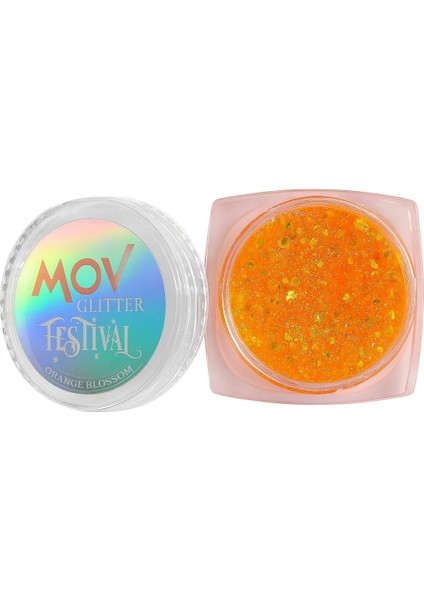 Krem Glitter Festival No:7 Orange Blossom – Turuncu-Altın Işıltılı Krem Glitter – Yüz & Vücut Parlaklığı modelleri