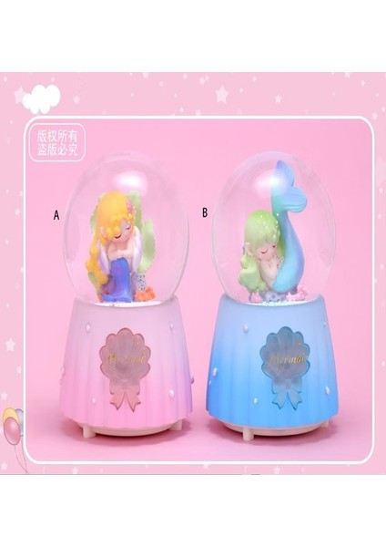 Işıklı Müzikli Orta Boy Kar Küresi Model 19