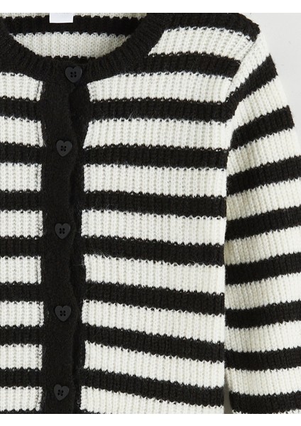 Yeni Sezon Bisiklet Yaka Çizgili Kız Çocuk Triko Kazak modelleri