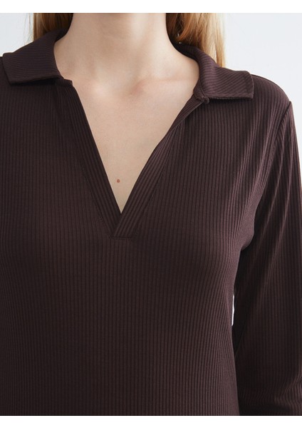 Yeni Sezon Polo Yaka Kadın Tişört modelleri