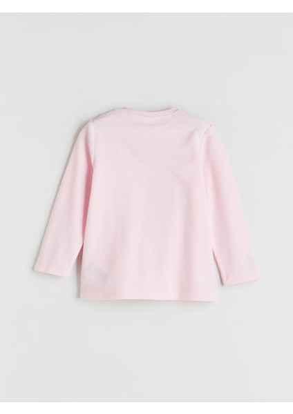 Yeni Sezon Kedi Işlemeli Kız Çocuk Pijama Üst fiyatları