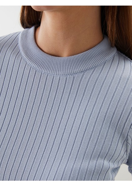 Yeni Sezon Bisiklet Yaka Kadın Triko Kazak modelleri