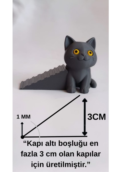 Kapı Stoperi / Dekoratif & Kaymaz Taban / Kedi Figürlü / Kapı Tutacağı fırsatları