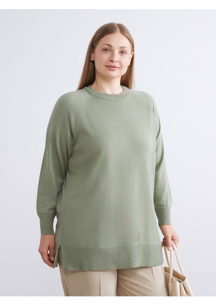 Yeni Sezon Bisiklet Yaka Kadın Triko Kazak modelleri