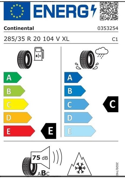 285/35 R20 104V Xl Fr TS830P N0 Contiwintercontact Ts 830 P Oto Kış Lastiği (Üretim YILI:2025 ) fiyatları