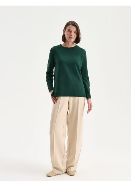 Yeni Sezon Bisiklet Yaka Kadın Triko Kazak fiyatları