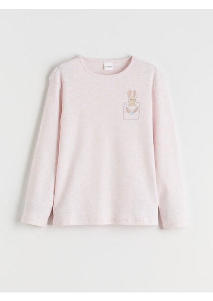 Yeni Sezon Bisiklet Yaka Kız Çocuk Pijama Takımı fiyatları