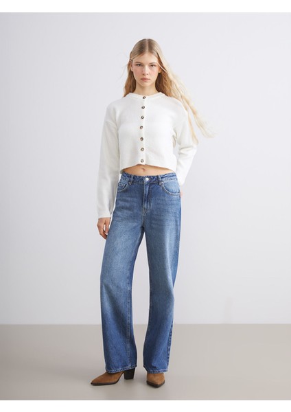Yeni Sezon Wideleg Kadın Jean Pantolon