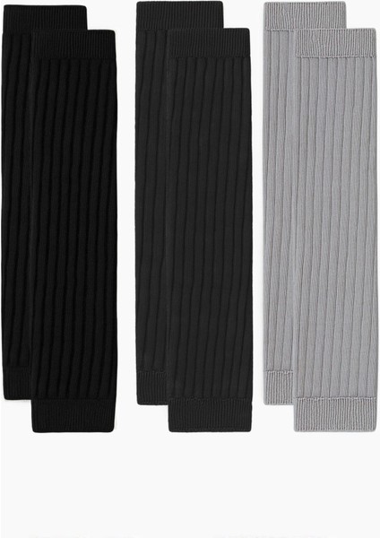 3 Çift Basic Kalın Pamuk Karışımlı Tozluk