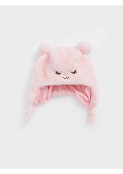 Yeni Sezon Nakışlı Kız Çocuk Kar Şapkası