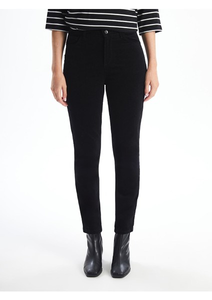 Yeni Sezon Dar Fit Kadife Kadın Pantolon modelleri