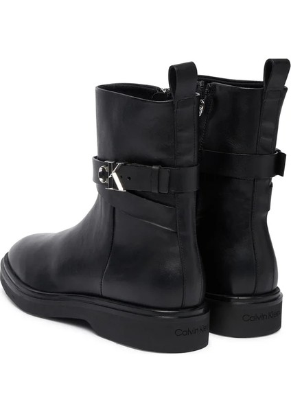 Metal Logolu Bilek Boy Kadın Siyah Bot HW0HW02663-BEH fiyatları