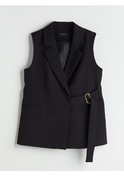 Yeni Sezon Kruvaze Yaka Kadın Klasik Yelek modelleri