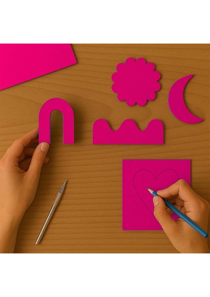 Fuşya Mukavva 35X50