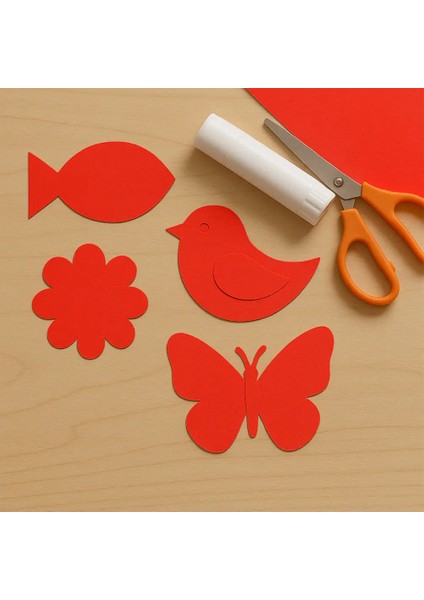 Kırmızı Fon Kartonu 100GR 50X70