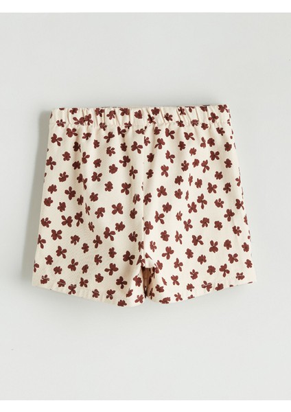 Yeni Sezon Çiçekli Kız Çocuk Şort Etek ve Külotlu Çorap 2'li fırsatları