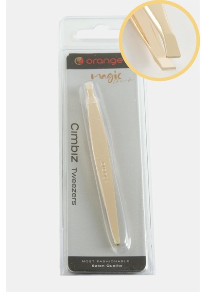 Depomix Orange Dar Ağızlı Cımbız-Sarı