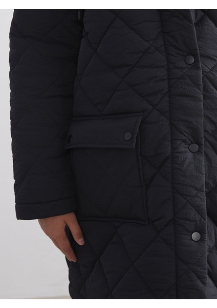 Yeni Sezon Kapüşonlu Kapitone Oversize Kadın Şişme Mont fırsatları