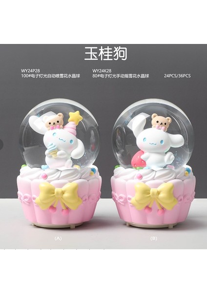 Işıklı Müzikli Orta Boy Kar Küresi Model 9