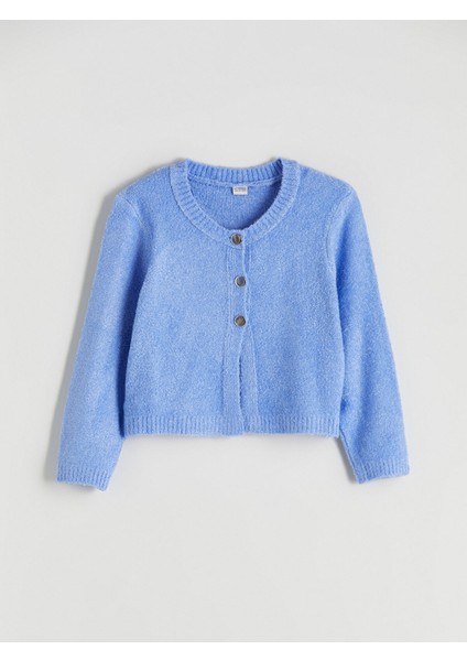 Yeni Sezon Bisiklet Yaka Kız Çocuk Hırka