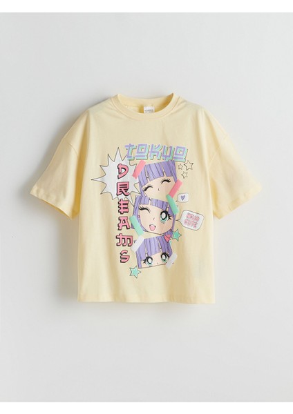 Yeni Sezon Bisiklet Yaka Anime Baskılı Kız Çocuk Pijama Takımı fiyatları