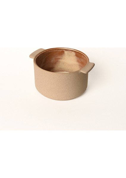 Toffee Seramik Sufle Kabı – El Yapımı 250 ml Stoneware Fırın Kabı