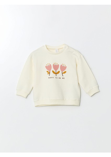 Yeni Sezon Bisiklet Yaka Çiçekli Kız Bebek Bluz ve Pantolon 2'li fiyatları