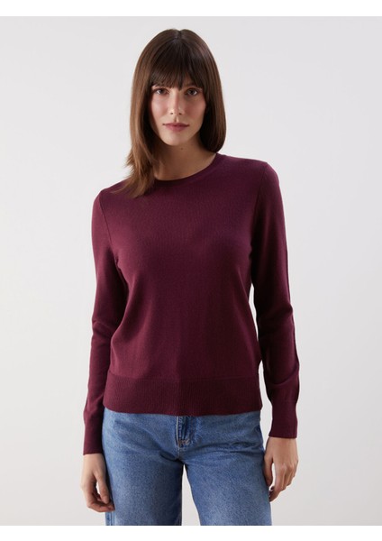 Yeni Sezon Bisiklet Yaka Kadın Triko Kazak