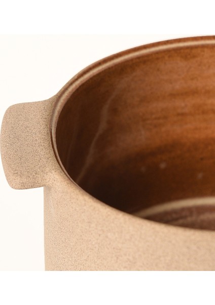 Toffee Seramik Sufle Kabı – El Yapımı 250 ml Stoneware Fırın Kabı fırsatları