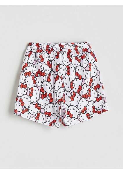 Yeni Sezon Hello Kitty Baskılı Kız Çocuk Pijama Şort modelleri